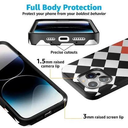 Checkerboard | High Contrast Design Case