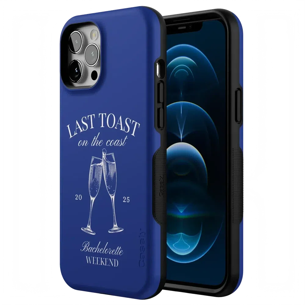 Last Toast | Blue Coastal Bachelorette Case