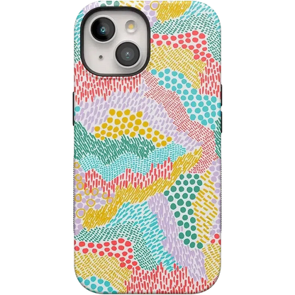 Color Me Happy | Pattern Colorblock Case