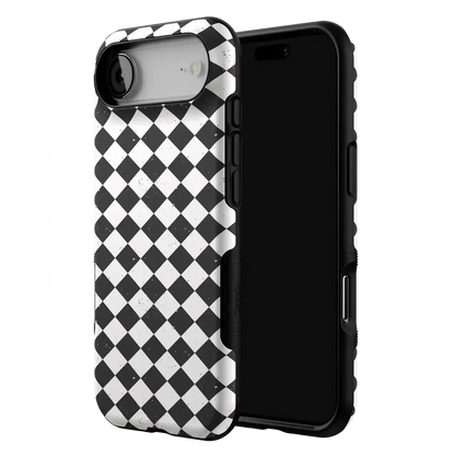 Salem's Hex | Black & White Checkered Case