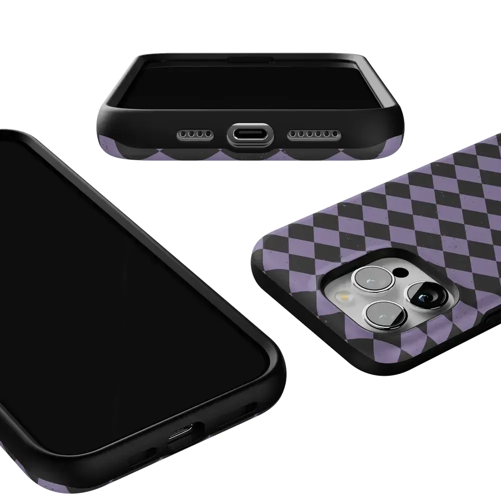 Midnight Hex | Purple Checkered Case