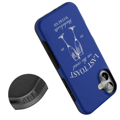 Last Toast | Blue Coastal Bachelorette Case