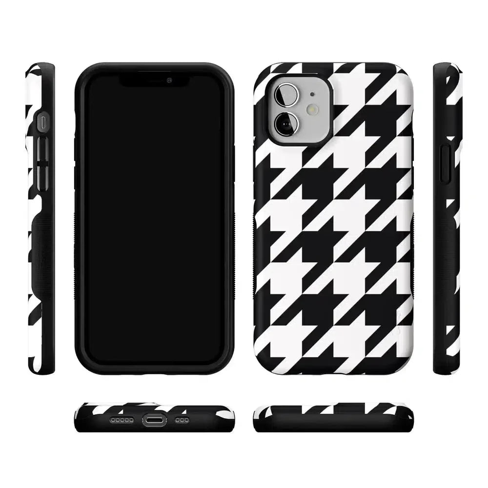 Houndstooth | High Contrast Design Case