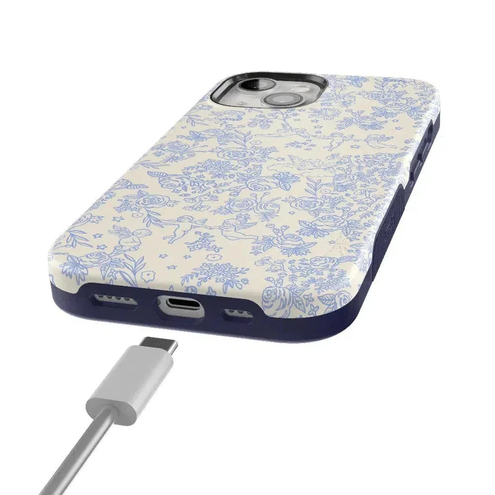 Cupid's Canvas | Periwinkle Floral Case