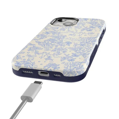 Cupid's Canvas | Periwinkle Floral Case