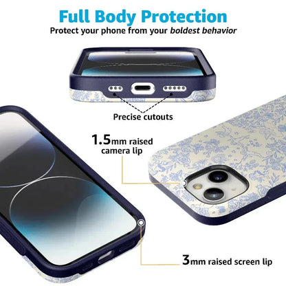 Cupid's Canvas | Periwinkle Floral Case