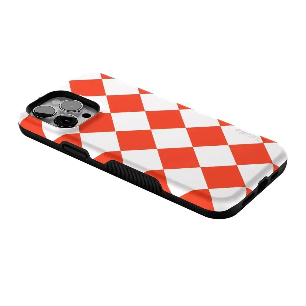 Red Checkerboard | High Contrast Design Case