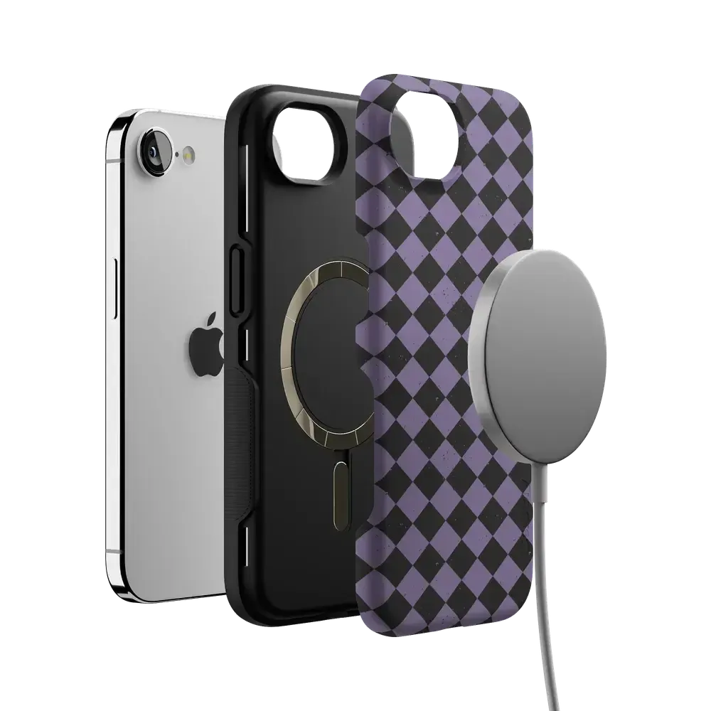Midnight Hex | Purple Checkered Case