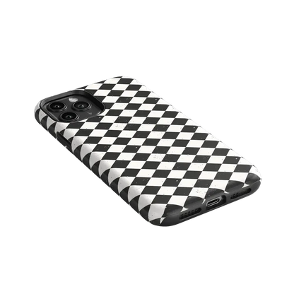 Salem's Hex | Black & White Checkered Case