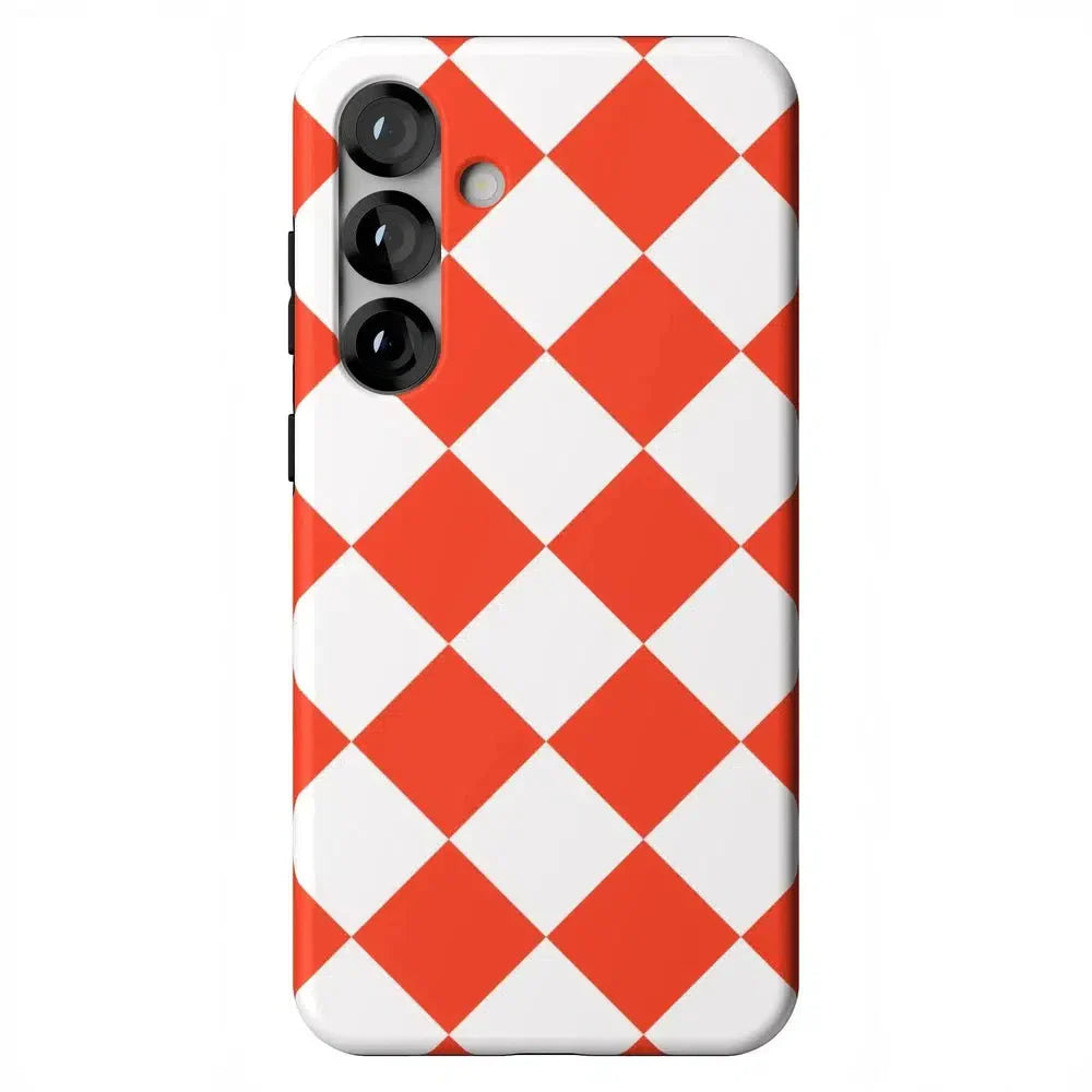 Red Checkerboard | High Contrast Design Case