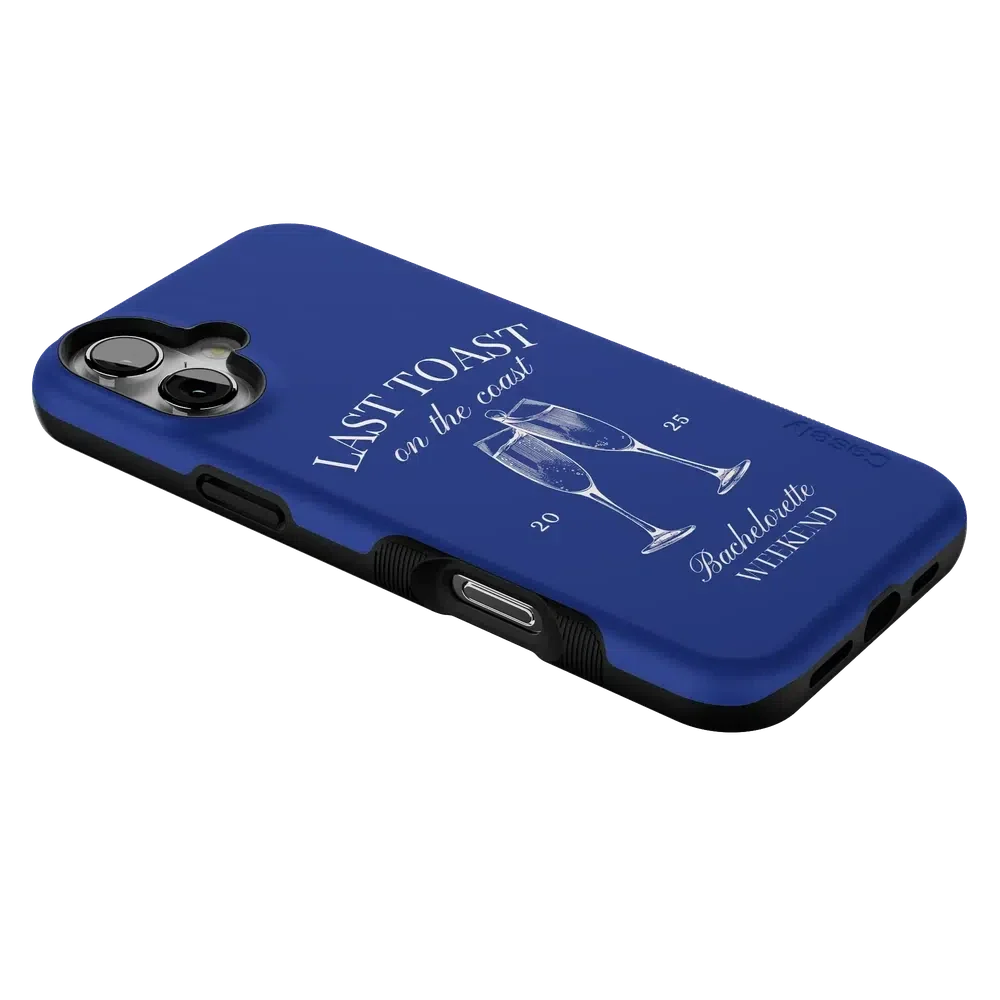 Last Toast | Blue Coastal Bachelorette Case