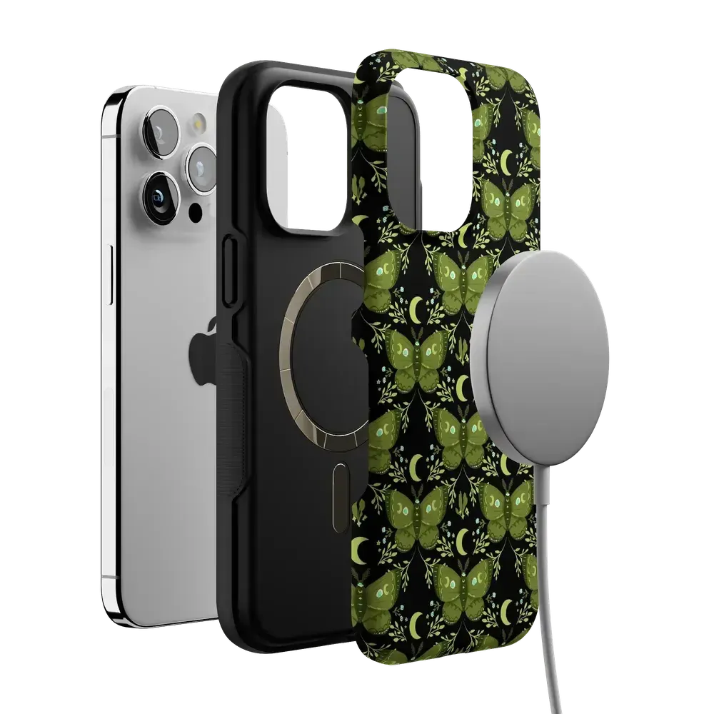 Mystic Moths | Green Twilight Case