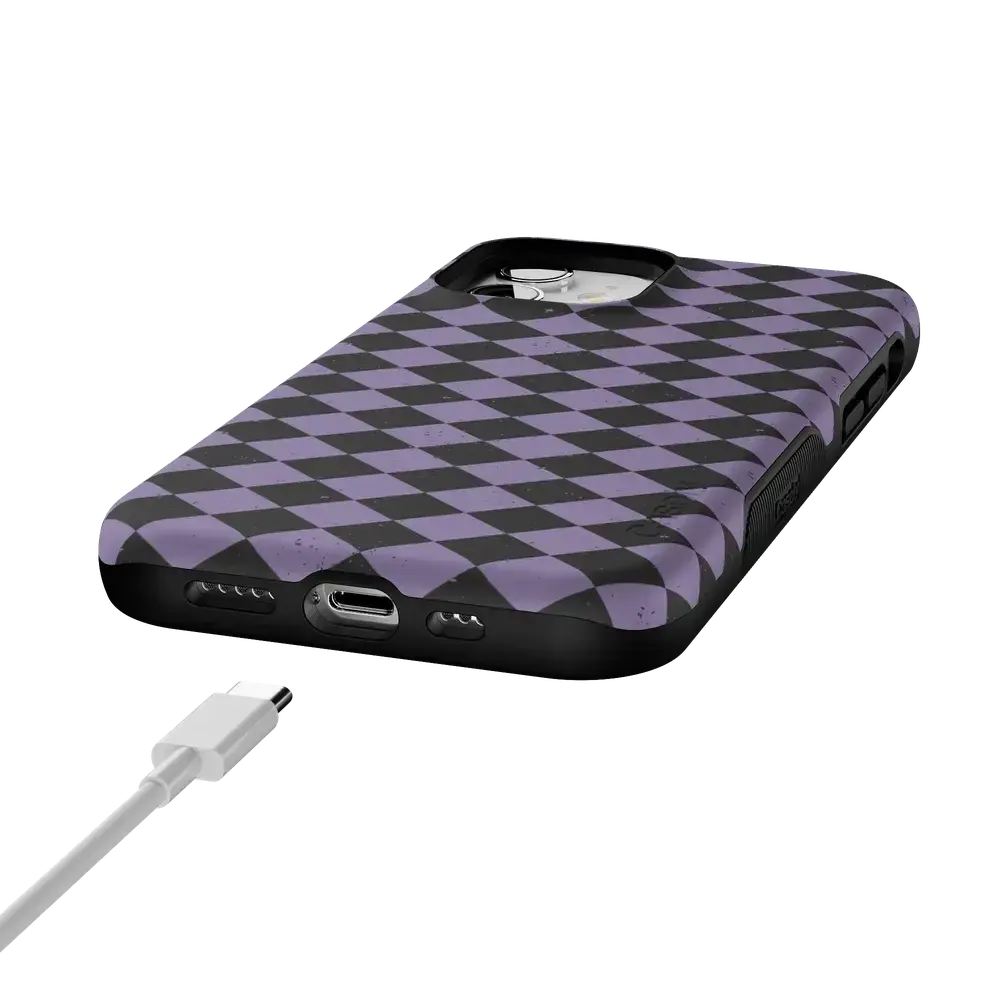 Midnight Hex | Purple Checkered Case