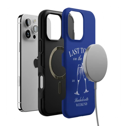 Last Toast | Blue Coastal Bachelorette Case