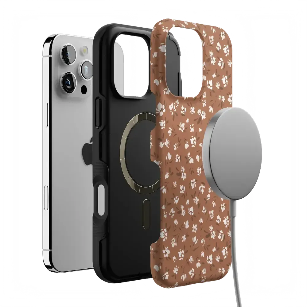 Mocha Meadow | Tiny Flowers Case