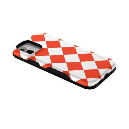Red Checkerboard | High Contrast Design Case