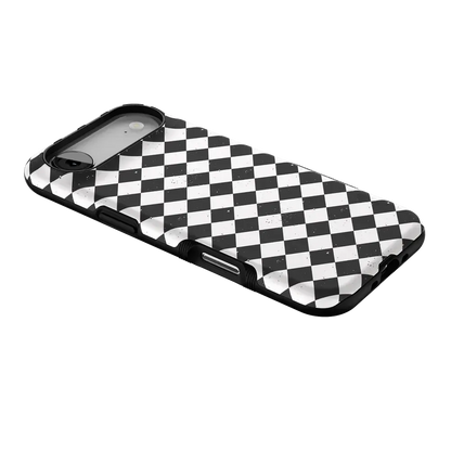 Salem's Hex | Black & White Checkered Case