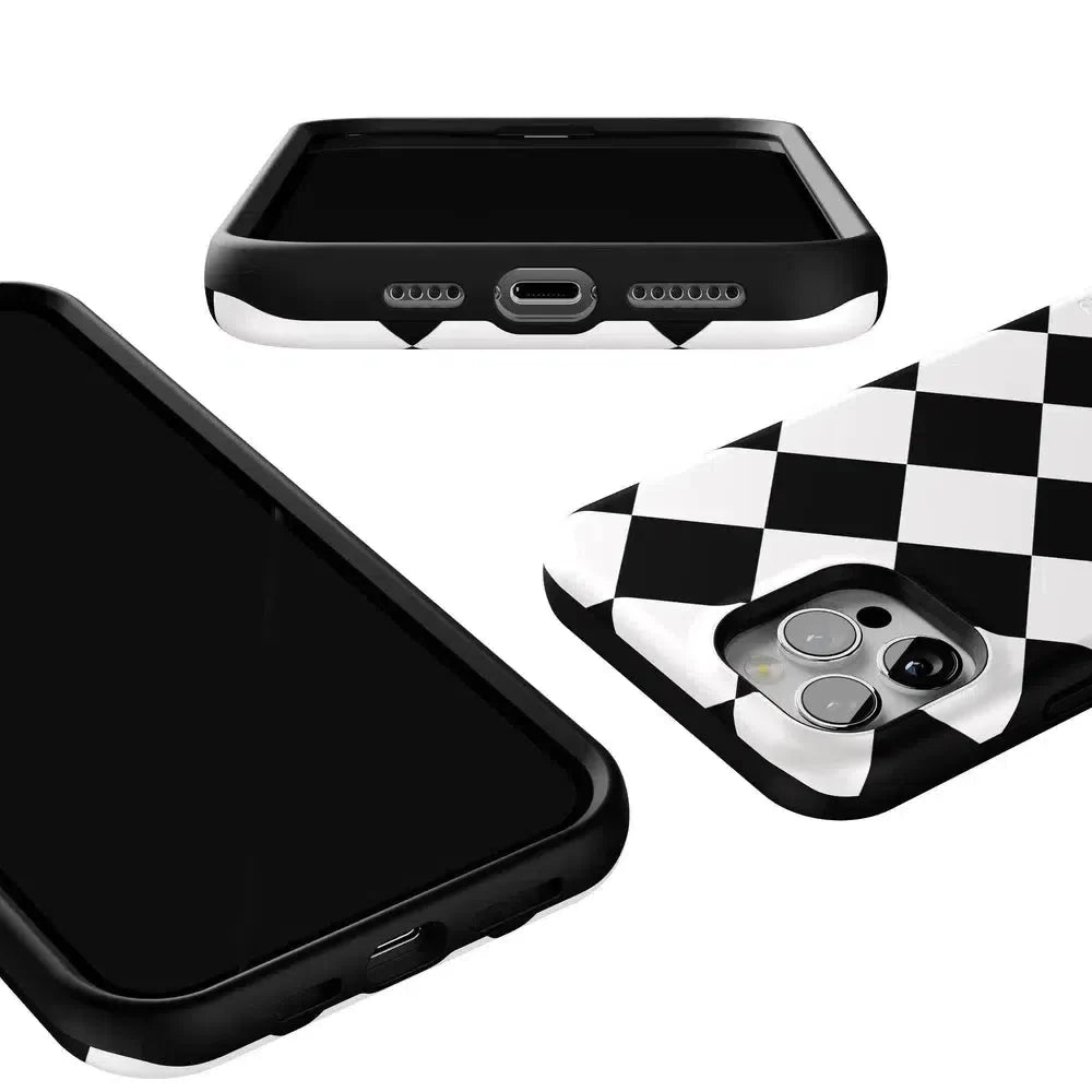 Black Checkerboard | High Contrast Design Case