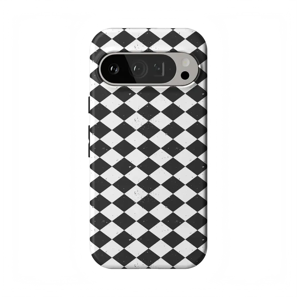 Salem's Hex | Black & White Checkered Case