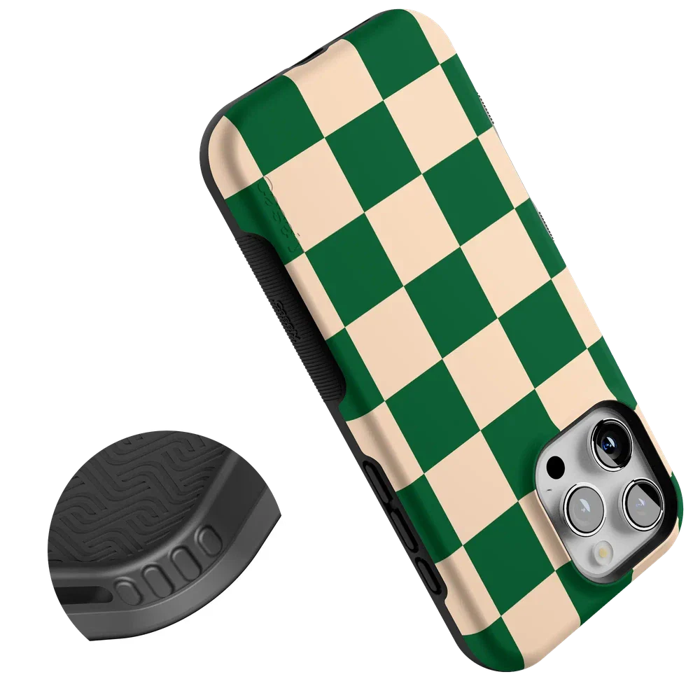 Fit Check | Green Checkerboard Case