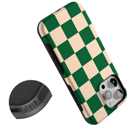 Fit Check | Green Checkerboard Case
