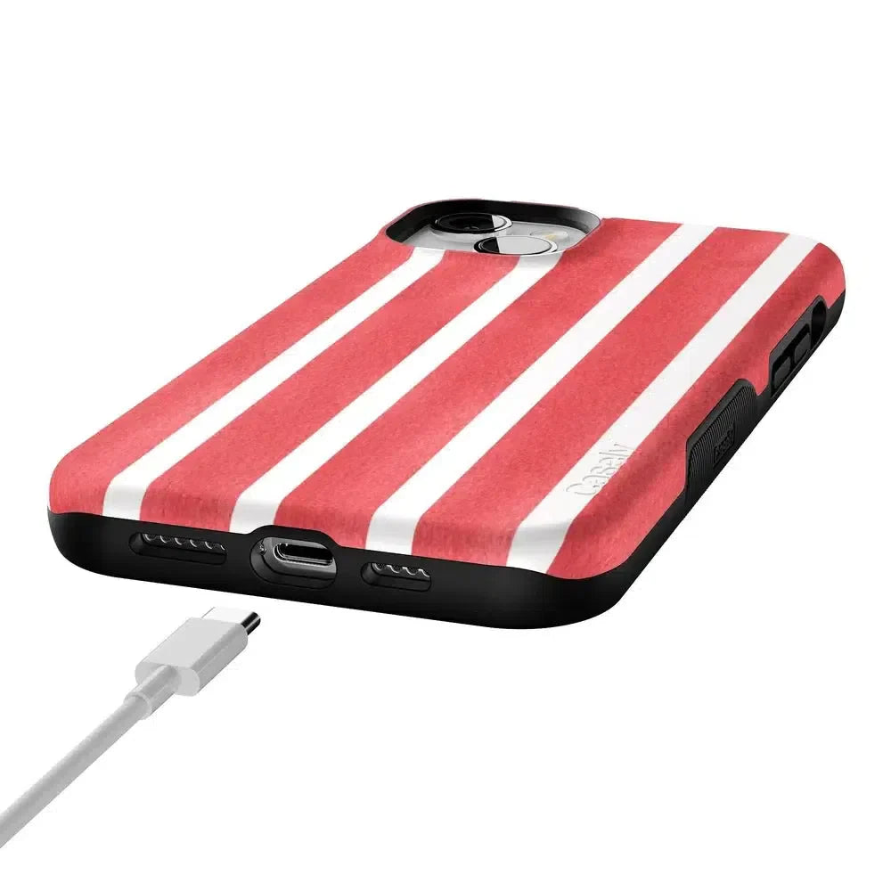 East Coast Summer | Red Stripes Case
