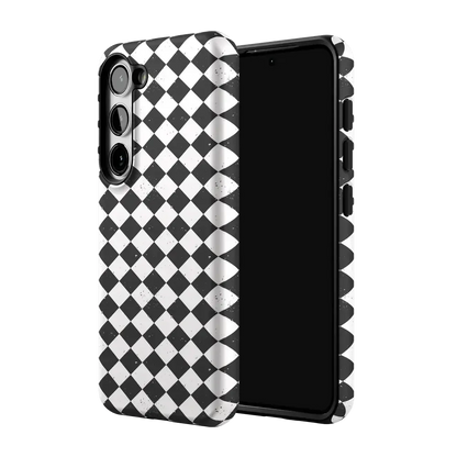 Salem's Hex | Black & White Checkered Case