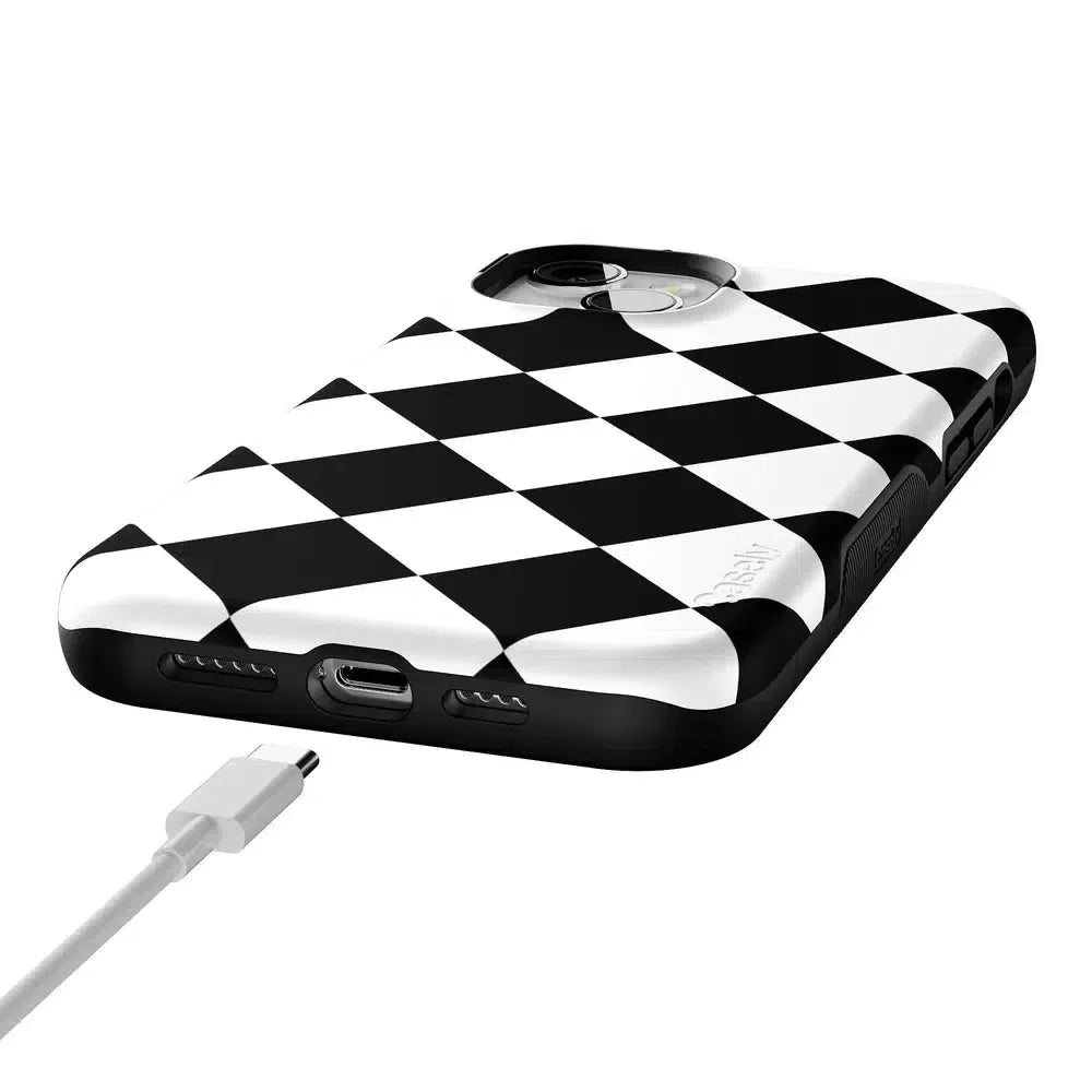 Black Checkerboard | High Contrast Design Case