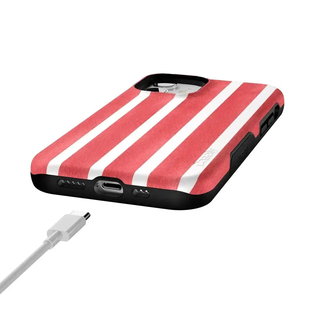 East Coast Summer | Red Stripes Case