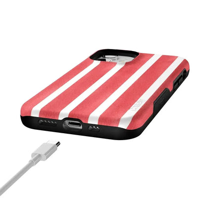 East Coast Summer | Red Stripes Case