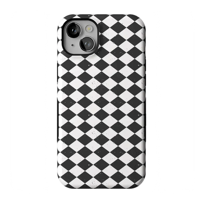 Salem's Hex | Black & White Checkered Case