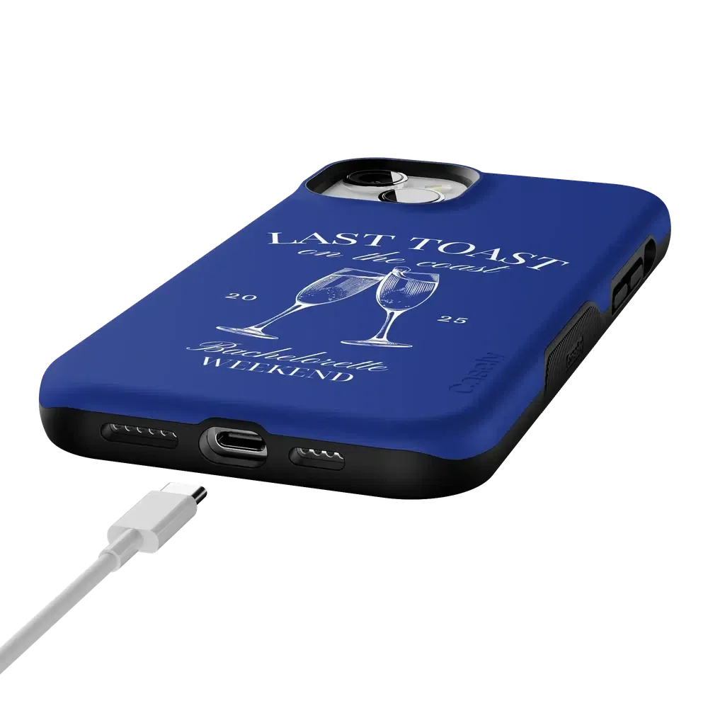 Last Toast | Blue Coastal Bachelorette Case