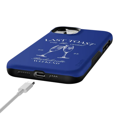 Last Toast | Blue Coastal Bachelorette Case