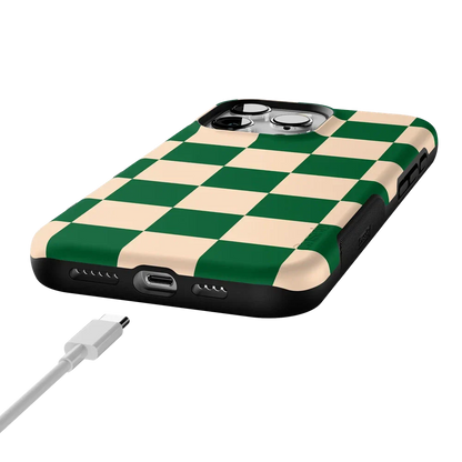 Fit Check | Green Checkerboard Case