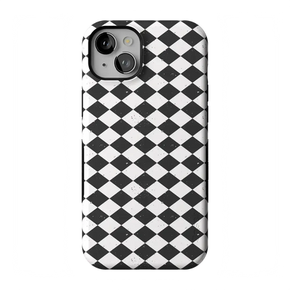 Salem's Hex | Black & White Checkered Case