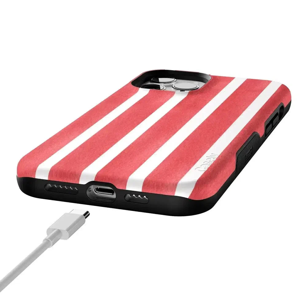 East Coast Summer | Red Stripes Case