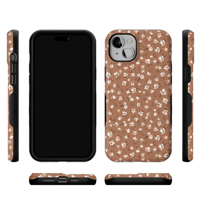 Mocha Meadow | Tiny Flowers Case