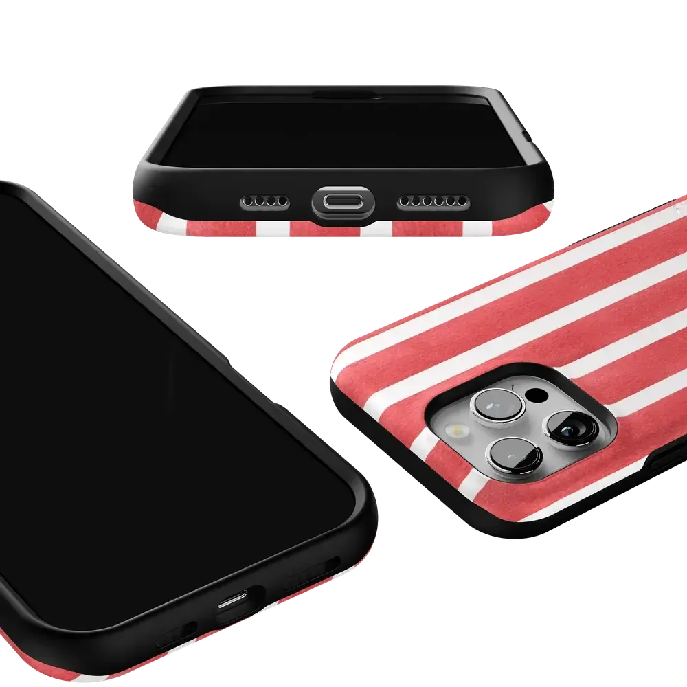 East Coast Summer | Red Stripes Case