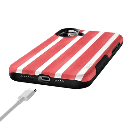 East Coast Summer | Red Stripes Case