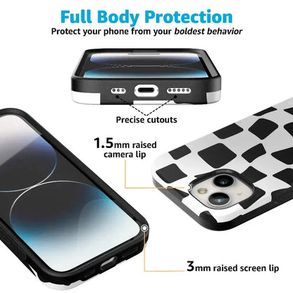 Funky Checkerboard | High Contrast Design Case