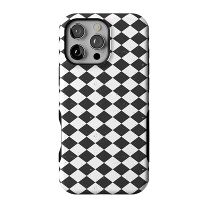 Salem's Hex | Black & White Checkered Case
