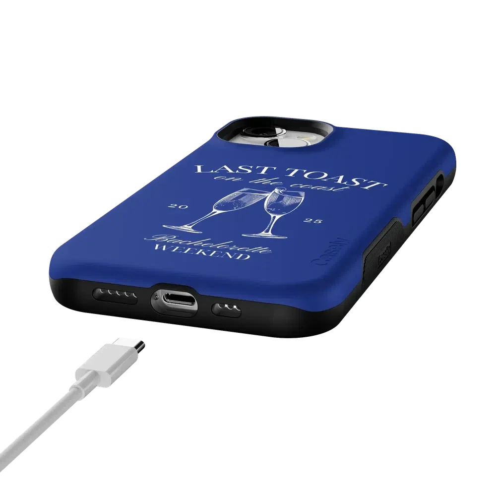 Last Toast | Blue Coastal Bachelorette Case