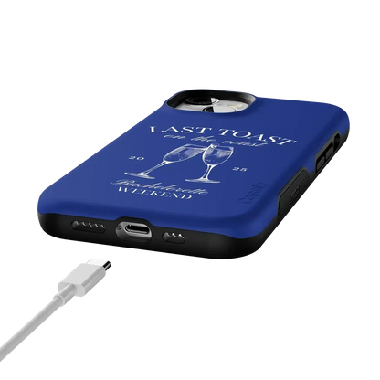 Last Toast | Blue Coastal Bachelorette Case