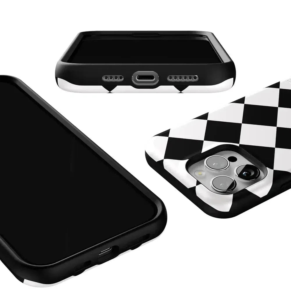Black Checkerboard | High Contrast Design Case