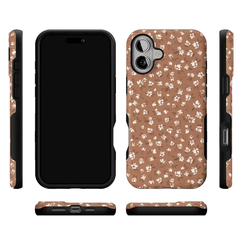 Mocha Meadow | Tiny Flowers Case