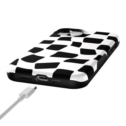 Funky Checkerboard | High Contrast Design Case