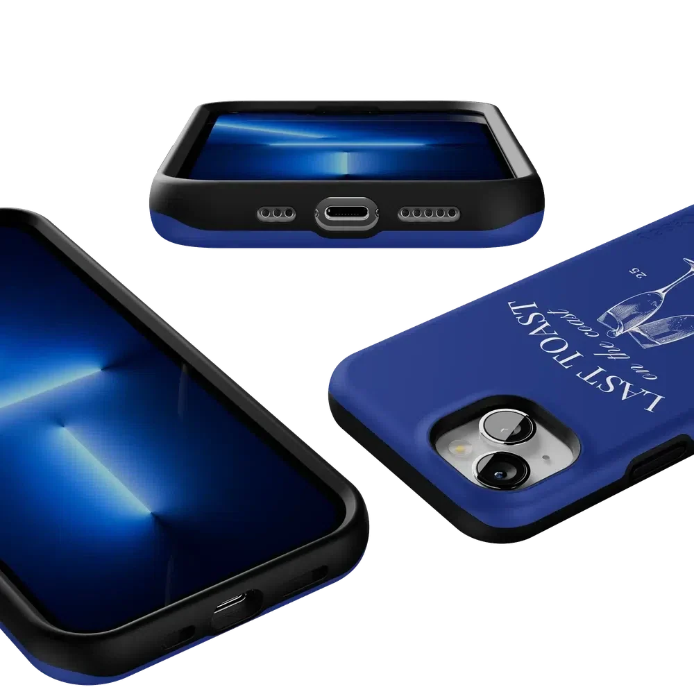 Last Toast | Blue Coastal Bachelorette Case