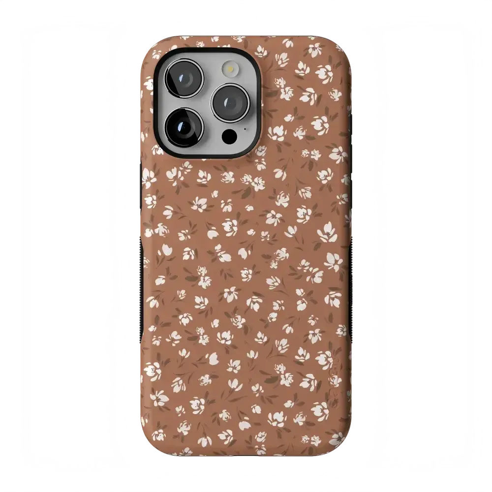 Mocha Meadow | Tiny Flowers Case
