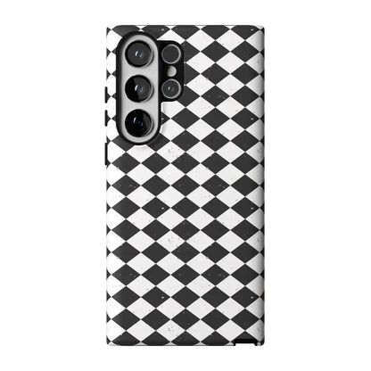 Salem's Hex | Black & White Checkered Case