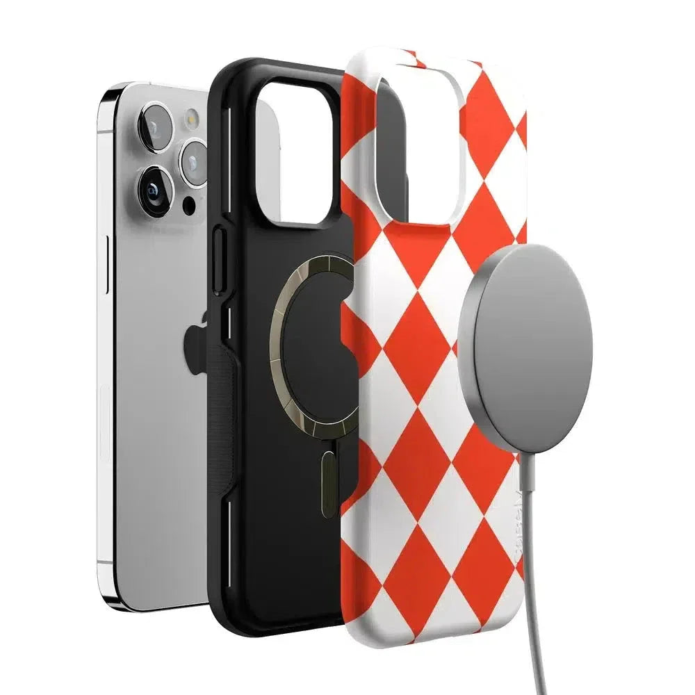 Red Checkerboard | High Contrast Design Case